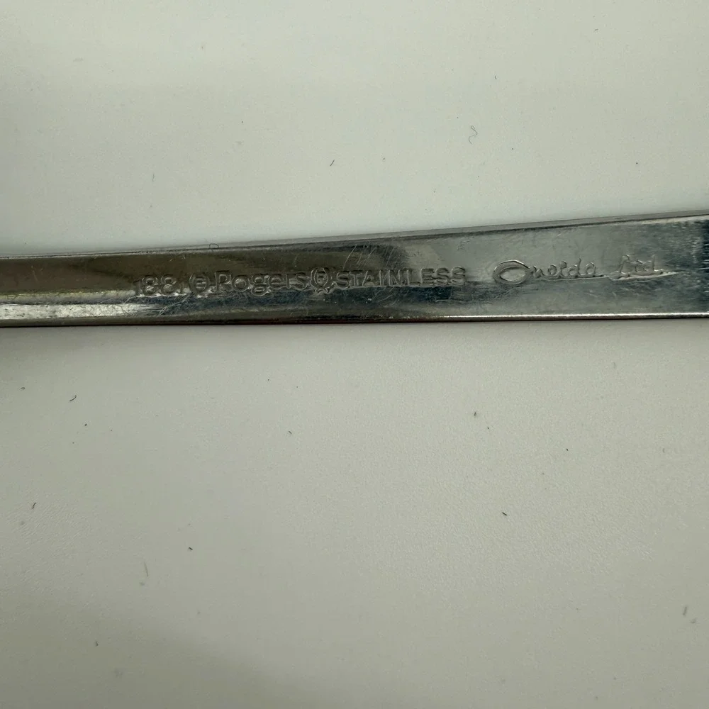 Oneida Danish Court Stainless Serving Spoon Tablespoon Flatware Silverware‎